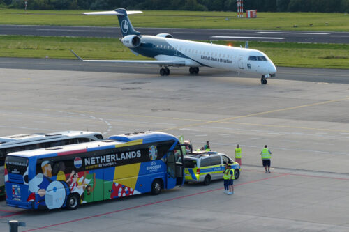 Flugverkehrskontrolle während der EM bei der DFS Aviation Services