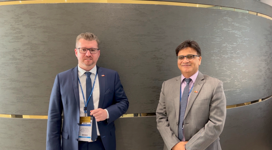 Moritz Manzel and Max Rahman at Bahrain Airshow