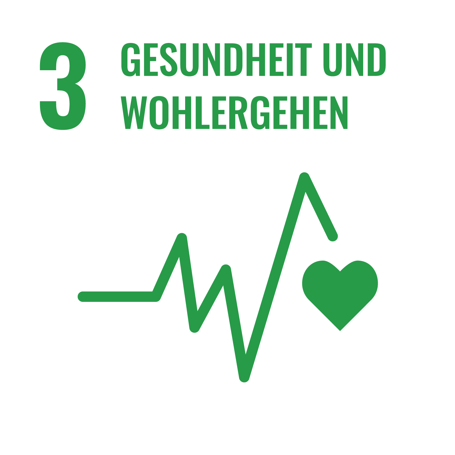 Sustainable Development Goal - 3 - Gesundheit und Wohlergehen